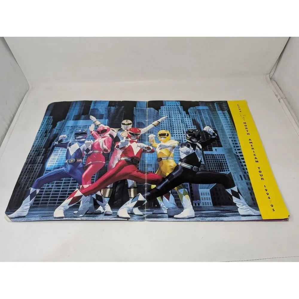 Mighty Morphin‎ Power Rangers Live Souvenir Program 1994 1995 Tour 90s On Stage